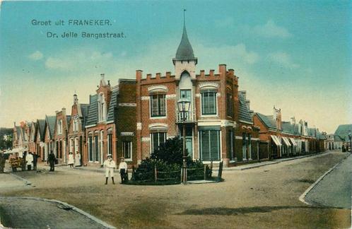 (388-563-037) Franeker Dr Jelle Bangastraat, Verzamelen, Ansichtkaarten | Nederland, Friesland, Verzenden