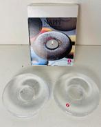 Iittala Finland waxinelicht-houders (2) Nappi, Overige materialen, Gebruikt, Finland, Ophalen of Verzenden