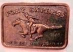 Belt buckle gesp Pony Express
Voor riem van 3,8 cm breed, Kleding | Heren, Riemen en Ceinturen, Ophalen of Verzenden