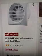 ROTHEIGNER Toilet- badkamerventilator Air Quiet 125 mm, Ophalen of Verzenden, Nieuw