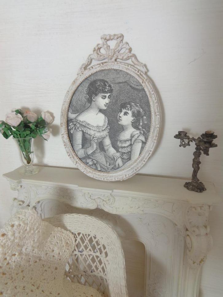 Mooi schilderij…..Poppenhuis 1:12…(Foto E2)*, Verzamelen, Poppenhuizen en Toebehoren, Nieuw, Poppenhuis, Ophalen of Verzenden