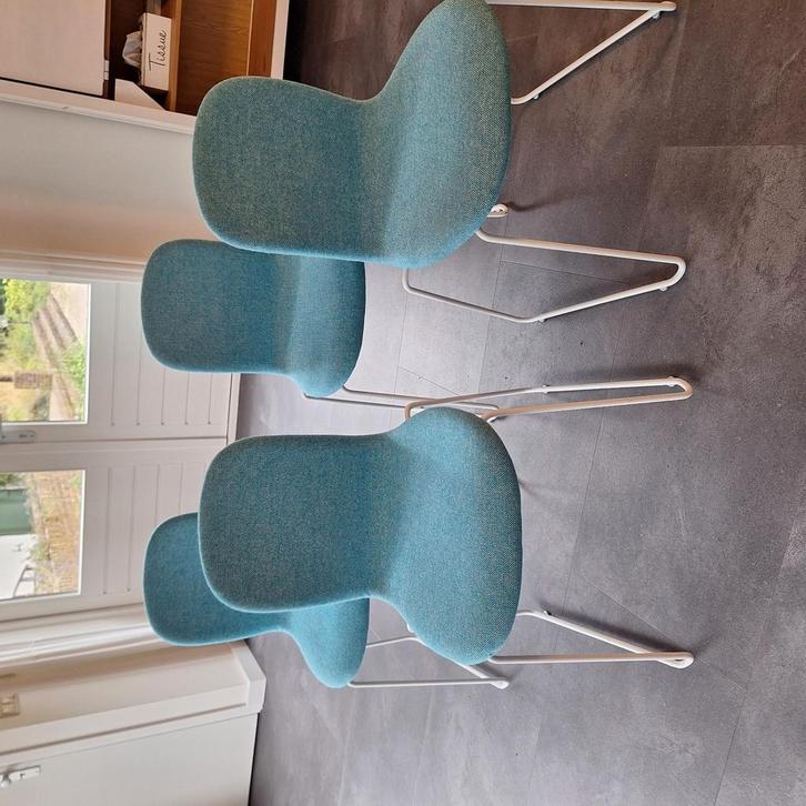 8 cappellini tate stoelen Jasper Morrison collectie 2000, Huis en Inrichting, Stoelen, Gebruikt, Vijf, Zes of meer stoelen, Stof