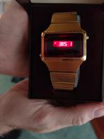 Vintage Lanco Quartz digital LED herenhorloge jaren 70, Ophalen of Verzenden, Staal, Overige merken, 1960 of later