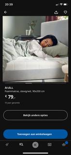 Ikea ASVANG Schuimmatras 80x200, Ophalen, 90 cm, Eenpersoons, Zo goed als nieuw