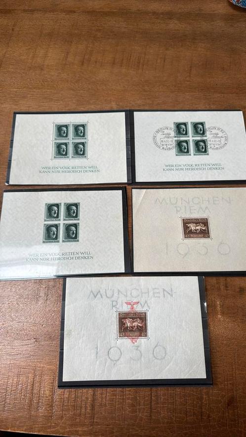 Set blokken Duitse Rijk, bieden naar waarde!, Verzamelen, Militaria | Tweede Wereldoorlog, Landmacht, Duitsland, Ophalen of Verzenden