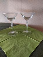 2 oude Champagne coupes/glazen, Ophalen of Verzenden, Zo goed als nieuw, Overige typen