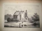 69 /  Dalfsen  Huis Rechteren  Litho 1846, Antiek en Kunst, Ophalen of Verzenden