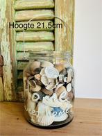 Windlicht vol schelpen, Huis en Inrichting, Ophalen, Overige materialen, Minder dan 25 cm