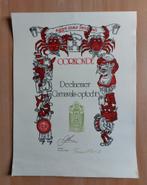 Vastenavend oorkonde optocht krabbegat 1982, Ophalen, Zo goed als nieuw