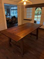 Antieke Spaanse Eettafel met Stalen Versteviging, Huis en Inrichting, Tafels | Eettafels, Gebruikt, Vijf personen of meer, 150 tot 200 cm