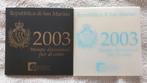San Marino BU set 2003, Postzegels en Munten, Munten | Europa | Euromunten, Setje, San Marino, Overige waardes, Ophalen of Verzenden