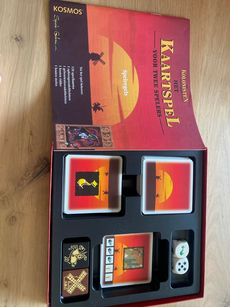 Kolonisten van Catan Kaartspel - Voor 2 Spelers, Een of twee spelers, Ophalen of Verzenden, Zo goed als nieuw, Reisspel