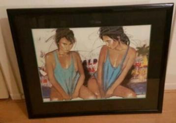 Zeer mooie litho van Nico Vrielink van Jeane beschikbaar voor biedingen