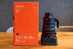Sony FE PZ 18-110mm F4.0G OSS, Ophalen of Verzenden, Zo goed als nieuw, Telelens, Zoom