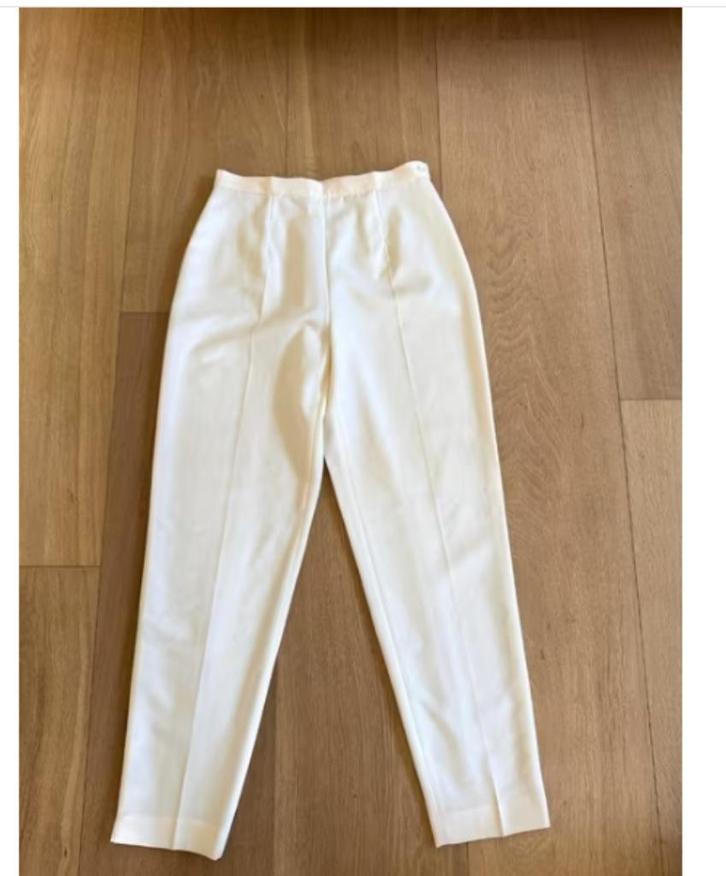 NICO NICO mooie off white pantalon/broek mt 36 CHCS, Kleding | Dames, Broeken en Pantalons, Zo goed als nieuw, Maat 36 (S), Lang