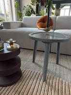 Grijze bijzettafel van vtwonen, Huis en Inrichting, Ophalen, 50 tot 100 cm, Rond, Zo goed als nieuw