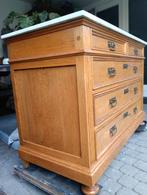 Antieke commode wastafel badkamermeubel baby tv marmer vinta, Antiek en Kunst, Antiek | Meubels | Kasten, Ophalen of Verzenden