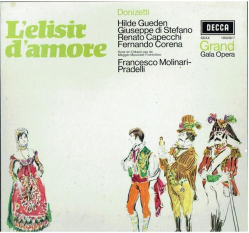 Donizetti L Elisir d Amore 2LP BOX, Cd's en Dvd's, Vinyl | Klassiek, Zo goed als nieuw, 12 inch, Ophalen of Verzenden