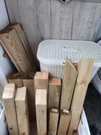 Restjes houten palen, grenen geimpregneerd., Ophalen, Nieuw, Minder dan 180 cm, Palen