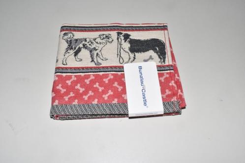 Theedoeken Honden Bunzlau Castle, Huis en Inrichting, Keuken | Textiel, Nieuw, Theedoek of Handdoek, Rood, Ophalen of Verzenden