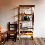Rotan bamboe boekenkast vintage, Ophalen, ?, Zo goed als nieuw, 25 tot 50 cm