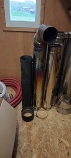 Enkelwandige kachelpijp 150, Doe-het-zelf en Verbouw, Ophalen, Gebruikt