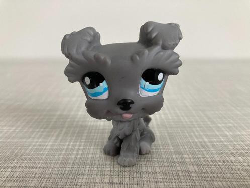 LITTLEST PET SHOP #1393 – MINIATURE SCHNAUZER HOND, Verzamelen, Poppetjes en Figuurtjes, Zo goed als nieuw, Ophalen of Verzenden