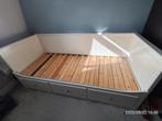 Ikea Hemnes bed (uitschuifbaar), Huis en Inrichting, Slaapkamer | Bedden, Ophalen, Verstelbaar, Eenpersoons, Wit