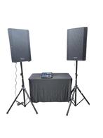 te huur speaker set 2000 watt, Ophalen of Verzenden, Zo goed als nieuw, Overige