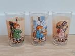3 Drinkglazen Sarah Kay - Reims France – Vintage, Ophalen of Verzenden, Gebruikt, Complete set