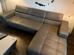 3-zitsbank met chaise longue - Kunstleer, Ophalen, Gebruikt, Minder dan 75 cm, Hoekbank