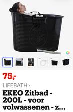 Mooi XL zitbad 200 L, Huis en Inrichting, Badkamer | Badkamermeubels, Ophalen, Overige typen, 50 tot 100 cm, Zo goed als nieuw