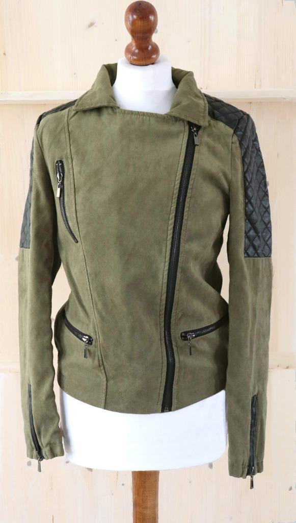 Tussenseizoen Jas suède look, maat S of XL (nieuw), Kleding | Dames, Jassen | Zomer, Nieuw, Maat 46/48 (XL) of groter, Groen, Ophalen of Verzenden