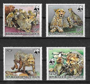 Opper-Volta Michel 957 A-960 A postfris WWF beschikbaar voor biedingen