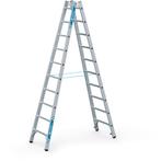 Zarges Coni B 40314 Aluminium Trap 2x12 Werkhoogte 4.6 Meter, Doe-het-zelf en Verbouw, Ladders en Trappen, Ophalen, Nieuw, 4 meter of meer