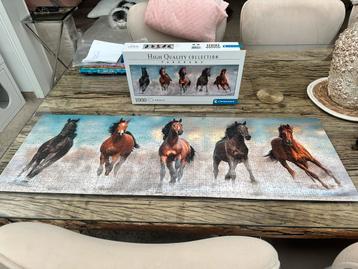 Mooie paarden Puzzel 1000 stukjes beschikbaar voor biedingen