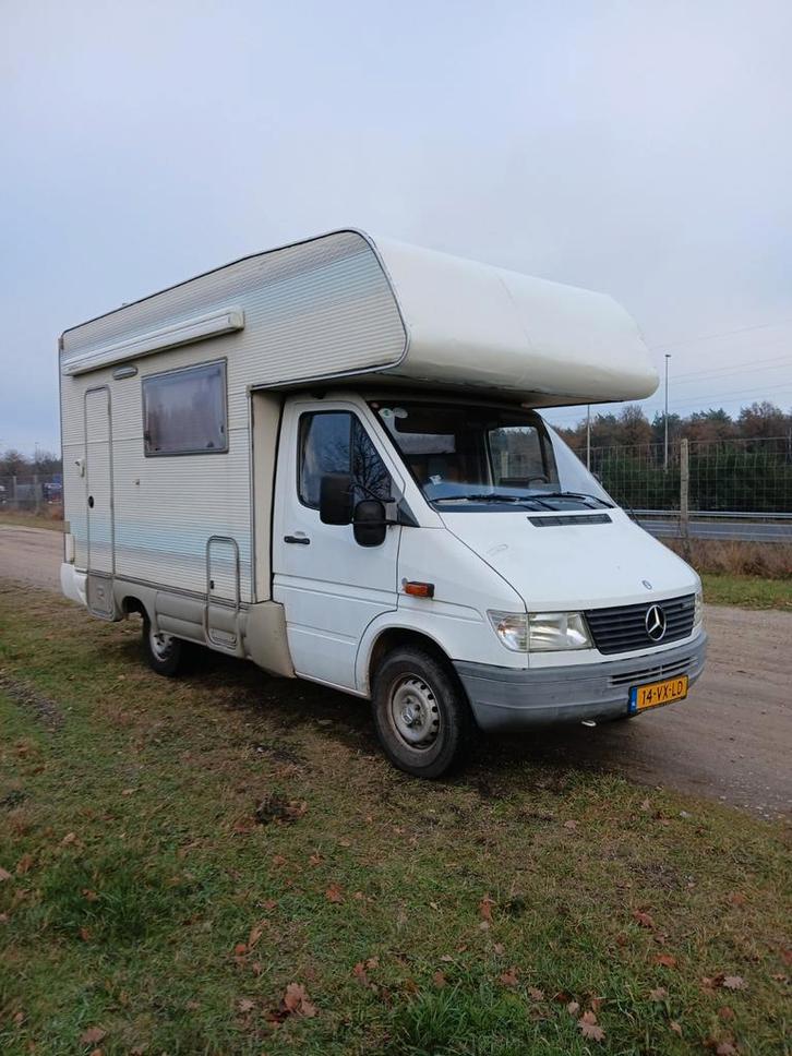 Mercedes Sprinter 1997 met Rimor opbouw Uniek lage km stand!, Caravans en Kamperen, Campers, Particulier, Mercedes-Benz, Ophalen of Verzenden