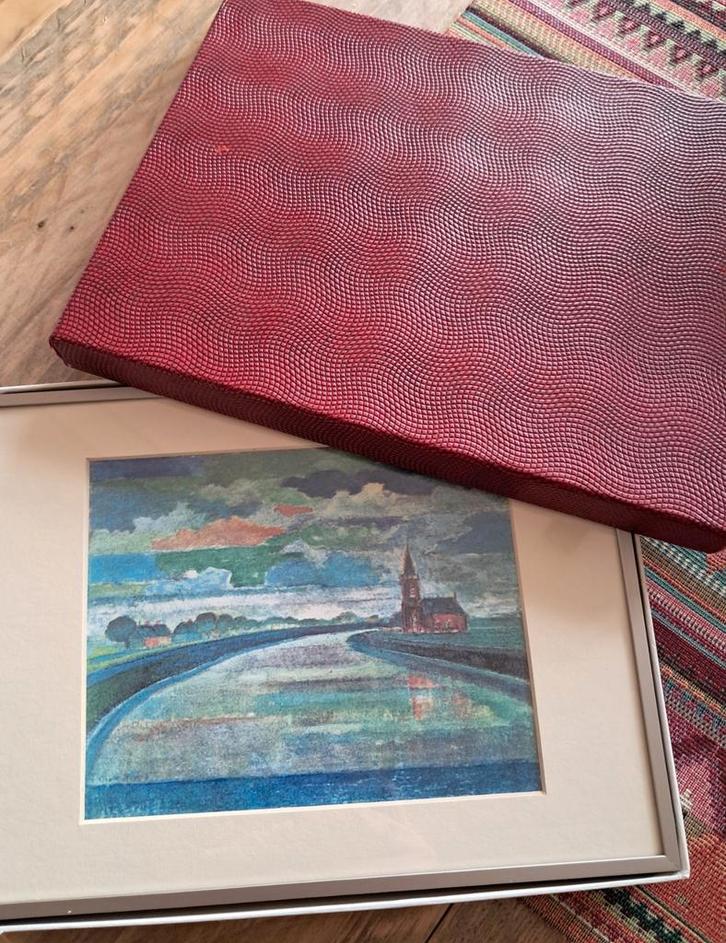 Zeefdruk van Dirk Breed (1920 Kolhorn), Antiek en Kunst, Kunst | Litho's en Zeefdrukken, Ophalen of Verzenden