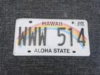 Kentekenplaat Hawaii USA Nummerplaat nummerbord License plat, Ophalen of Verzenden, Gebruikt, Auto's