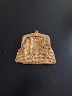 Goudkleurig vintage beursje, Sieraden, Tassen en Uiterlijk, Portemonnees, Ophalen of Verzenden