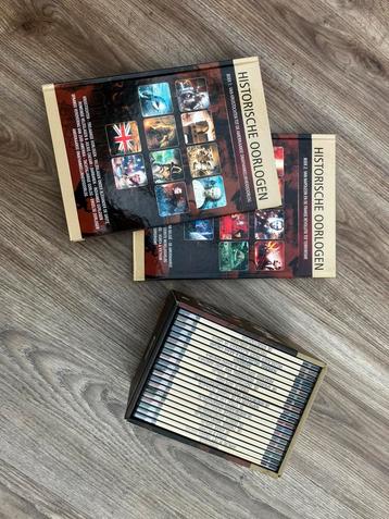Historische oorlogen 2 boeken en 20 dvd’s beschikbaar voor biedingen