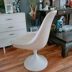 Space Age design Draaistoel Leer, Space Age, Gebruikt, Wit, Ophalen of Verzenden