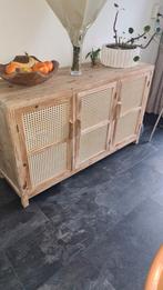 Stijlvol webbing dressoir, Huis en Inrichting, Ophalen, Met deur(en), 100 tot 150 cm, 150 tot 200 cm