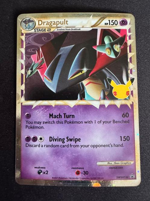 Dragapult SWSH 132, Hobby en Vrije tijd, Verzamelkaartspellen | Pokémon, Zo goed als nieuw, Losse kaart, Ophalen of Verzenden