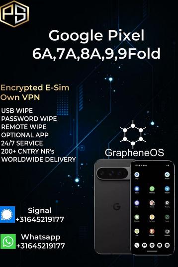 Graphene Os  Google pixel 7a 8a 9a 9 beschikbaar voor biedingen