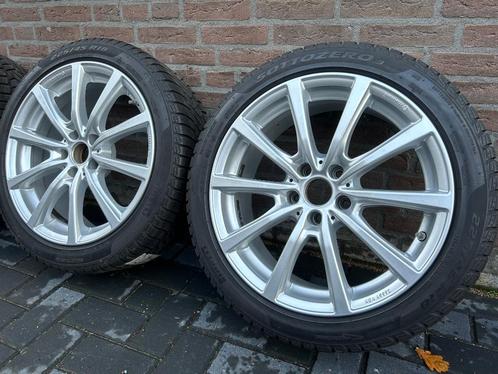 18 Inch Mercedes C43 Winterbandenset ook voor BMW! 5x120, Auto-onderdelen, Banden en Velgen, Banden en Velgen, Winterbanden, 18 inch