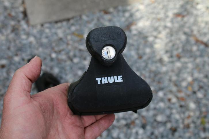 Dakdrager voor met dakrail THULE, Auto diversen, Dakdragers, Zo goed als nieuw, Ophalen