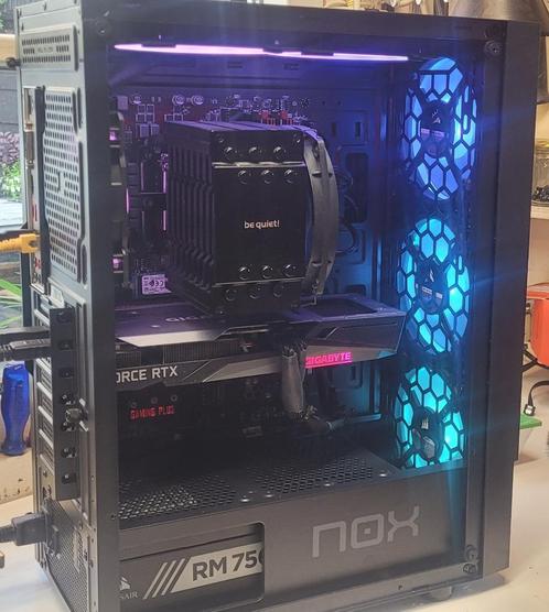 Refurbished Game PC i5-9600K | RTX 3060 Ti, Computers en Software, Desktop Pc's, Refurbished, 4 Ghz of meer, SSD, 32 GB, Met videokaart