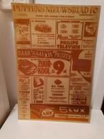 Oude reclameplaat Putten Nieuwsblad, Antiek en Kunst, Ophalen of Verzenden