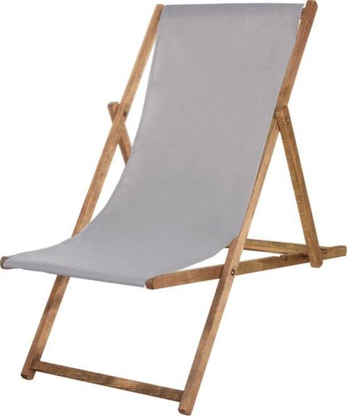 Houten Ligstoel | Strandstoel | Ligstoel | Verstelbaar | Beu, Tuin en Terras, Tuinmeubel-accessoires, Zo goed als nieuw, Ophalen
